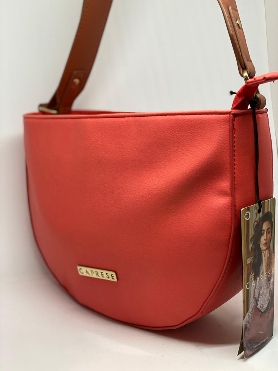 caprese red sling bag